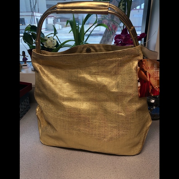 Queen Latifah Tote bag Gold - Picture 1 of 7